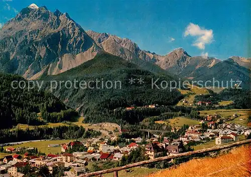 AK / Ansichtskarte Scuol_Tarasp_Vulpera Alpines Heilbad mit Pisocgruppe Scuol_Tarasp_Vulpera