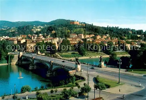 AK / Ansichtskarte Torino Ponte Umberto e Collina Torino
