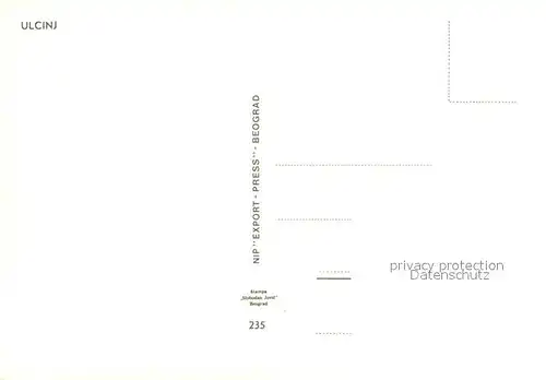 AK / Ansichtskarte Ulcinj Badestrand Ulcinj