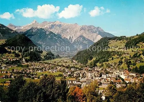 AK / Ansichtskarte Schruns_Tschagguns mit Zimba und Vandanser Steinwand 