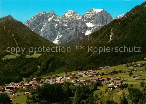 AK / Ansichtskarte Telfes_Stubai Panorama mit Kalkkoegel Telfes_Stubai