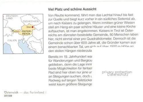 AK / Ansichtskarte Lechtal Panorama Lechtal