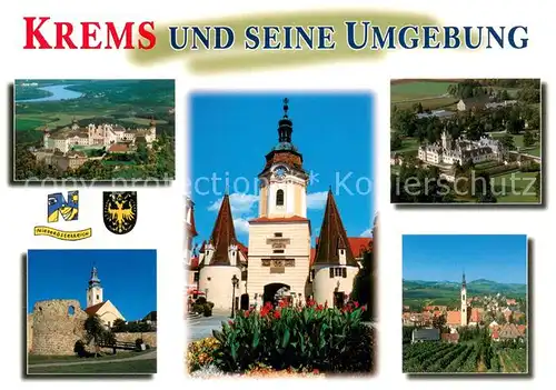 AK / Ansichtskarte Krems_Donau Stift Goettweig Mautern Steiner Tor Schloss Grafenegg Langenlois Krems Donau