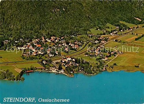AK / Ansichtskarte Steindorf_Ossiacher_See Fliegeraufnahme Steindorf_Ossiacher_See