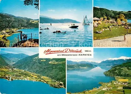 AK / Ansichtskarte Doebriach_Millstaettersee Teilansichten Doebriach_Millstaettersee