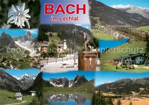 AK / Ansichtskarte Bach_Tirol Panorama Teilansichten Sonnalm Bach_Tirol