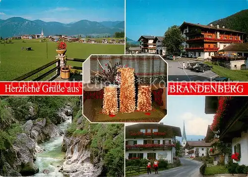 AK / Ansichtskarte Brandenberg_Tirol mit Kaiserklamm und Tiroler Baumkuchen Brandenberg Tirol