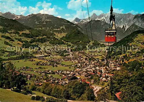 AK / Ansichtskarte Schruns_Tschagguns mit Hochjochbahn Galmerjoch Montafon 