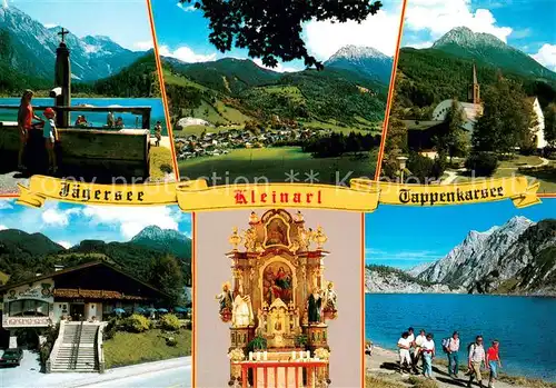 AK / Ansichtskarte Kleinarl Jaegersee Tappenkarsee Cafe Weltcupbar Altar Kleinarl