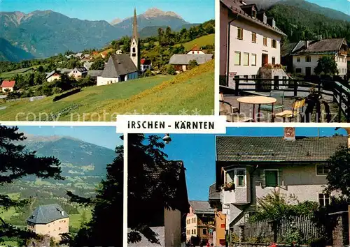 AK / Ansichtskarte Irschen_Kaernten im Drautal Ortsmotive Schloss Stein Irschen Kaernten