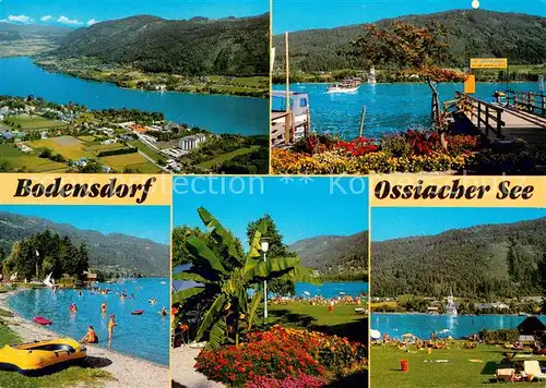 AK / Ansichtskarte Bodensdorf_Ossiacher_See Teilansichten Strandbad Bodensdorf_Ossiacher_See