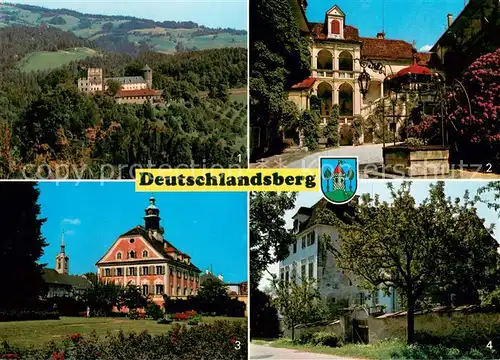 AK / Ansichtskarte Deutschlandsberg Burg Deutschlandsberg Schloss Hollenegg Rathauspark Schloss Wildbach Deutschlandsberg