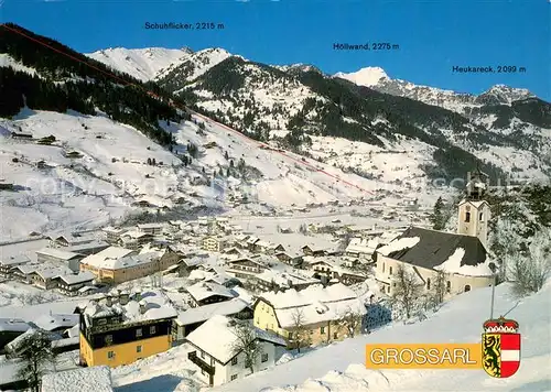 AK / Ansichtskarte Grossarl Schischaukel Grossarl Dorfgastein mit Liftanlagen Grossarl