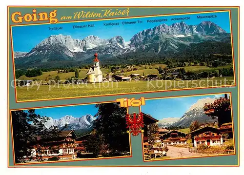 AK / Ansichtskarte Going_Wilden_Kaiser_Tirol Panorama Stanglwirt Ortsmotiv Going_Wilden_Kaiser_Tirol