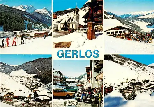AK / Ansichtskarte Gerlos Teilansichten Kirche Dorfmotiv Gerlos