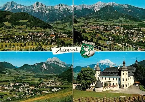 AK / Ansichtskarte Admont_Steiermark Hallermauern mit Hexenturm Natterriegel Gr Buchstein JH Schloss Roethelstein Admont_Steiermark