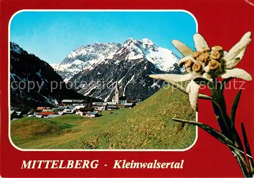 AK / Ansichtskarte Mittelberg_Kleinwalsertal Panorama Mittelberg_Kleinwalsertal