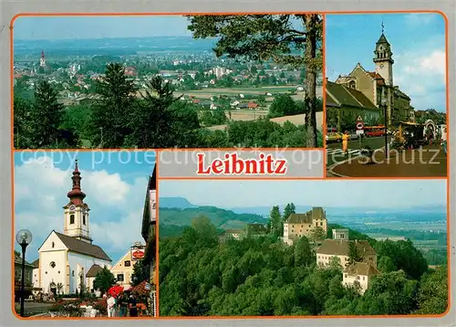 AK / Ansichtskarte Leibnitz Panorama Kirche Erzbischoefliches Schloss Seggau Leibnitz