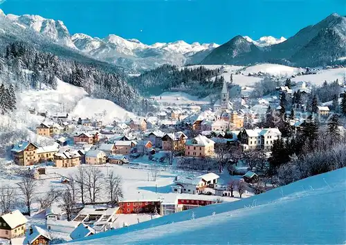 AK / Ansichtskarte Bad_Aussee_Steiermark mit Backenstein und Totem Gebirge Bad_Aussee_Steiermark