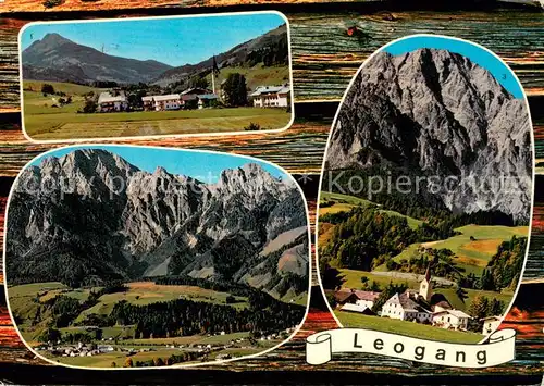 AK / Ansichtskarte Leogang mit Spielberg Steinberge und Birnhorn Leogang
