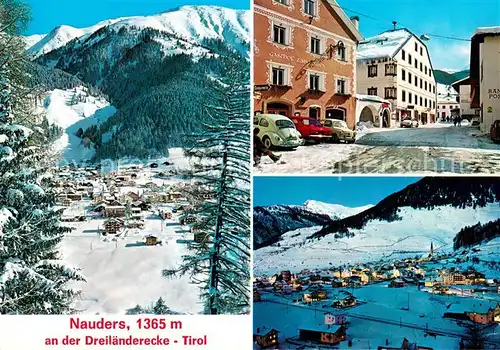 AK / Ansichtskarte Nauders_Tirol Panorama Ortspartien Nauders Tirol