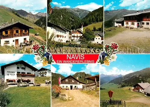 AK / Ansichtskarte Navis Peer Alm Motiv Stoeckl Alm Naviser Huette Klamm Alm Polten Alm Navis
