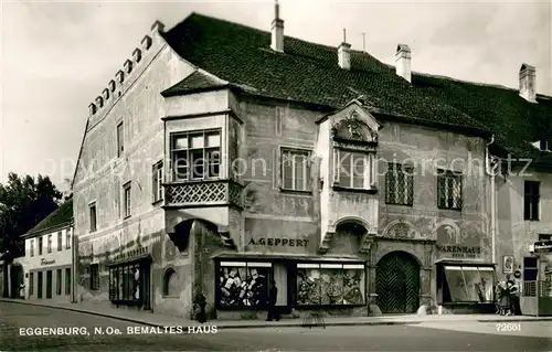 AK / Ansichtskarte Eggenburg_Niederoesterreich Bemaltes Haus Eggenburg