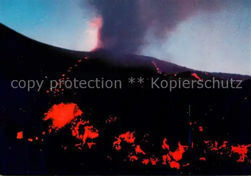 AK / Ansichtskarte Etna_Vulcano Ausbruch des Vulkans 