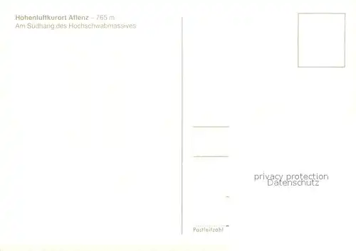 AK / Ansichtskarte Aflenz am Suedhang des Hochschwabmassives Aflenz