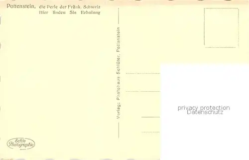 AK / Ansichtskarte Pottenstein_Oberfranken  Pottenstein_Oberfranken