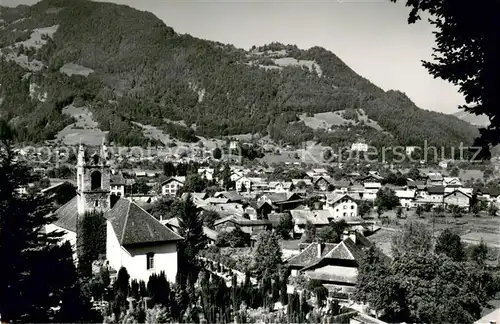 AK / Ansichtskarte Wilderswil mit Kirche Gsteig Wilderswil