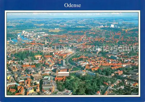 AK / Ansichtskarte Odense Fliegeraufnahme Odense