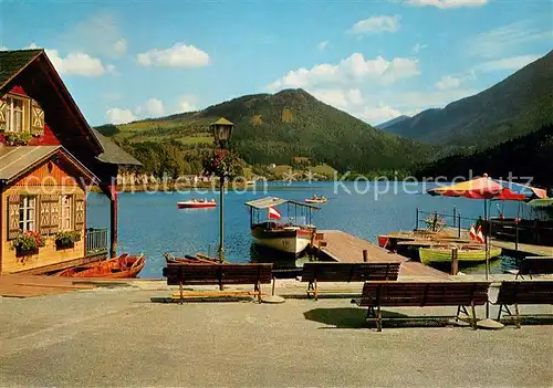 AK / Ansichtskarte Lunz_See_Niederoesterreich Panorama am Lunzersee Lunz_See_Niederoesterreich