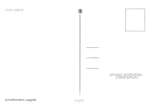 AK / Ansichtskarte Sveti_Stefan Panorama Sveti_Stefan