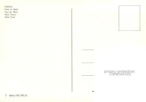 AK / Ansichtskarte Formia Torre di Mola Formia