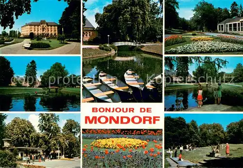 AK / Ansichtskarte Mondorf les Bains Casino et vues du parc Vue partielle Mondorf les Bains