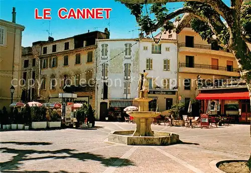 AK / Ansichtskarte Le_Cannet_Alpes Maritimes Le vieux Cannet pittoresque La nouvelle place Bellevue Le_Cannet_Alpes Maritimes