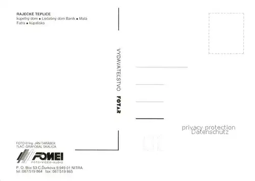 AK / Ansichtskarte Rajecke_Teplice Kupelny dom Liecebny dom Banik Mala Fatra kupalisko Rajecke Teplice