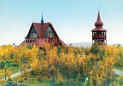 AK / Ansichtskarte Kiruna Kyrkan Kiruna