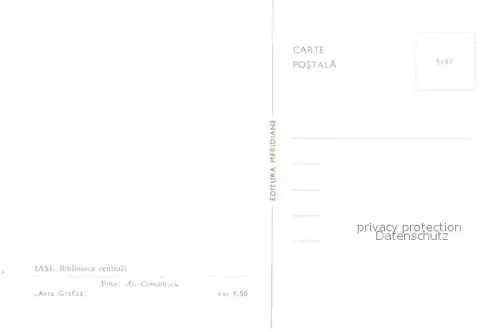 AK / Ansichtskarte Iasi Biblioteca centrala Iasi