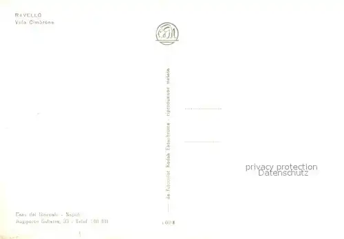 AK / Ansichtskarte Ravello Villa Cimbrone Ravello