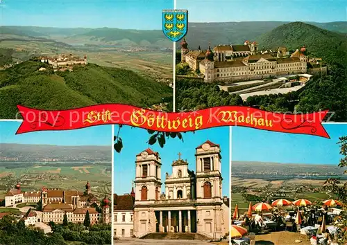 AK / Ansichtskarte Goettweig Benediktinerstift Goettweig Panorama 