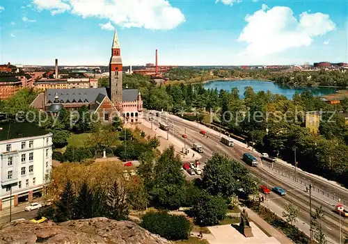 AK / Ansichtskarte Helsinki Blick vom Reichtagsgebaeude nach Toeoeloenlahti Helsinki
