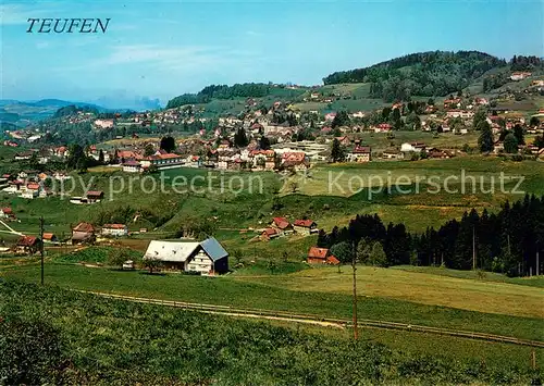 AK / Ansichtskarte Teufen_AR Fliegeraufnahme Teufen_AR