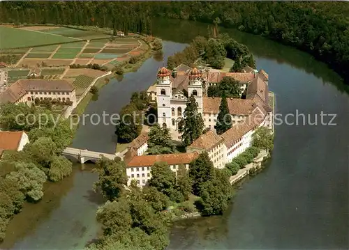 AK / Ansichtskarte Rheinau_ZH Kantonale Psych Inselklinik Fliegeraufnahme Rheinau_ZH