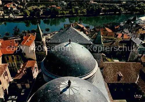 AK / Ansichtskarte Cahors_en_Quercy La Cathedrale Saint Etienne Les Coupoles Vue aerienne Cahors_en_Quercy