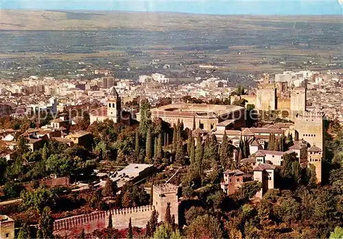 AK / Ansichtskarte Granada_Andalucia Vue generale aerienne Granada Andalucia