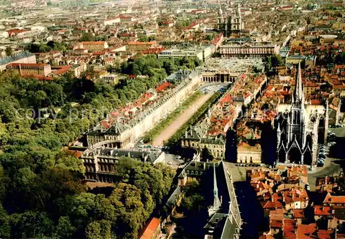 AK / Ansichtskarte Nancy_Lothringen Au premier plan Vue aerienne Nancy Lothringen