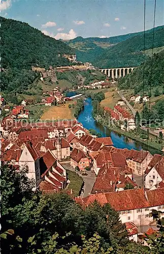 AK / Ansichtskarte St_Ursanne Vue generale St_Ursanne