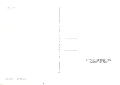 AK / Ansichtskarte Zemun_Semlin_Zimony  Zemun_Semlin_Zimony